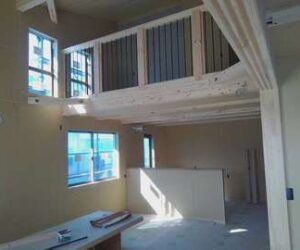 錦が丘の家、造作工事が完了