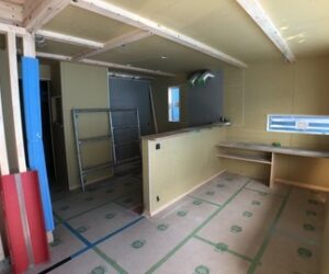 「FREEQ大窪の家」大工工事完了