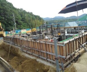 FREEQ上山口の家、平屋の土台完了