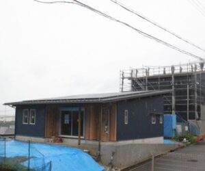 FREEQ上山口の家、外装完成