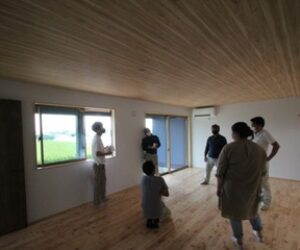 ～夕暮れを愉しむ家～.　竜が岡の家、社内検査