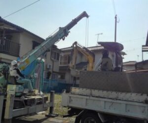 北本荘Ⅱの家、基礎工事