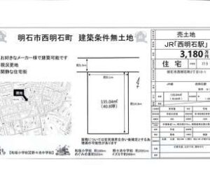 西明石で未公開の土地情報