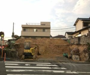 山手台Ⅱの家　、造成工事