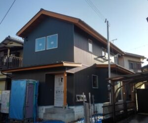 北本荘Ⅱの家、外装完成
