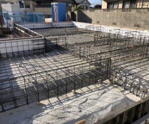 山手台Ⅱの家　、基礎工事から上棟へ