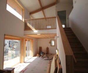 山手台Ⅱの家 　～ウチとソト、ウエとシタ～　美装段階