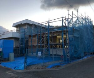 CAMP安乎の家、上棟