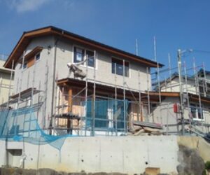 山手台Ⅱの家 　内外装工事中