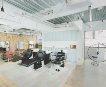 美容室の拡張リニューアル改修工事　