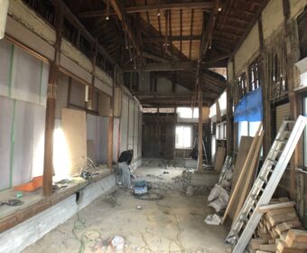 入母屋の建物減築工事その②