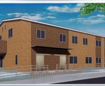 にじ作業所、工事着手と上棟