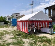 江井ヶ島の家新築工事、地鎮祭