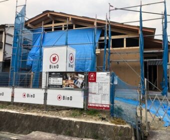 東大池の家、上棟