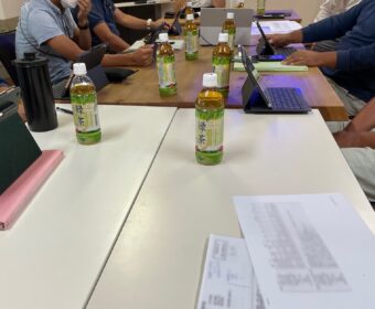 会議での一コマ