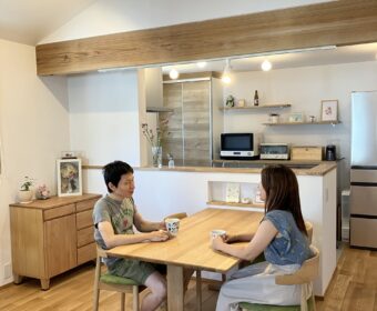 お施主様のお宅の取材に同行！